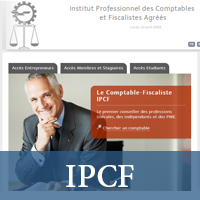 Site de l'Institut Professionnel des Comptables et Fiscalistes Agréés