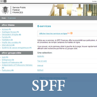 Site du Service Public Fédéral Finances